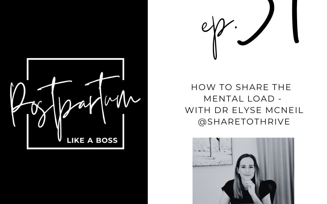51 | How to share the mental load – With Dr. Elyse McNeil @sharetothrive